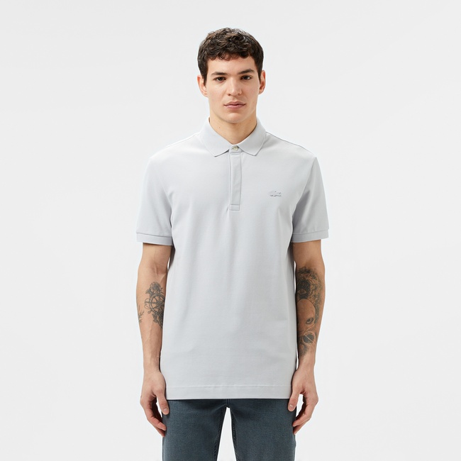 Paris Erkek Regular Fit Gri Polo