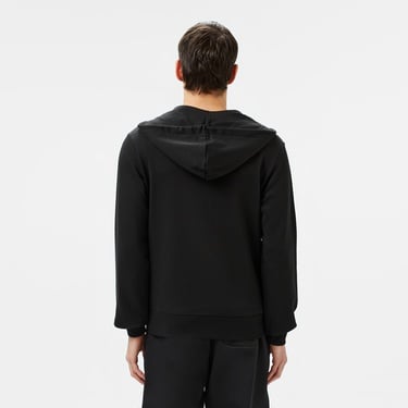  Lacoste Erkek Classic Fit Kapüşonlu Siyah Sweatshirt