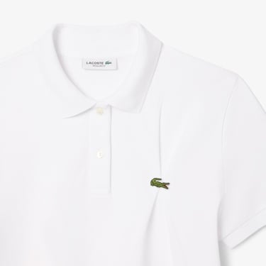  Kadın Regular Fit Organik Pamuk Beyaz Polo