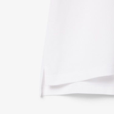  Kadın Regular Fit Organik Pamuk Beyaz Polo