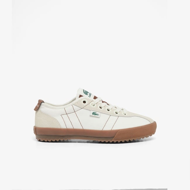  Lacoste Backslam Kadın Krem Sneaker