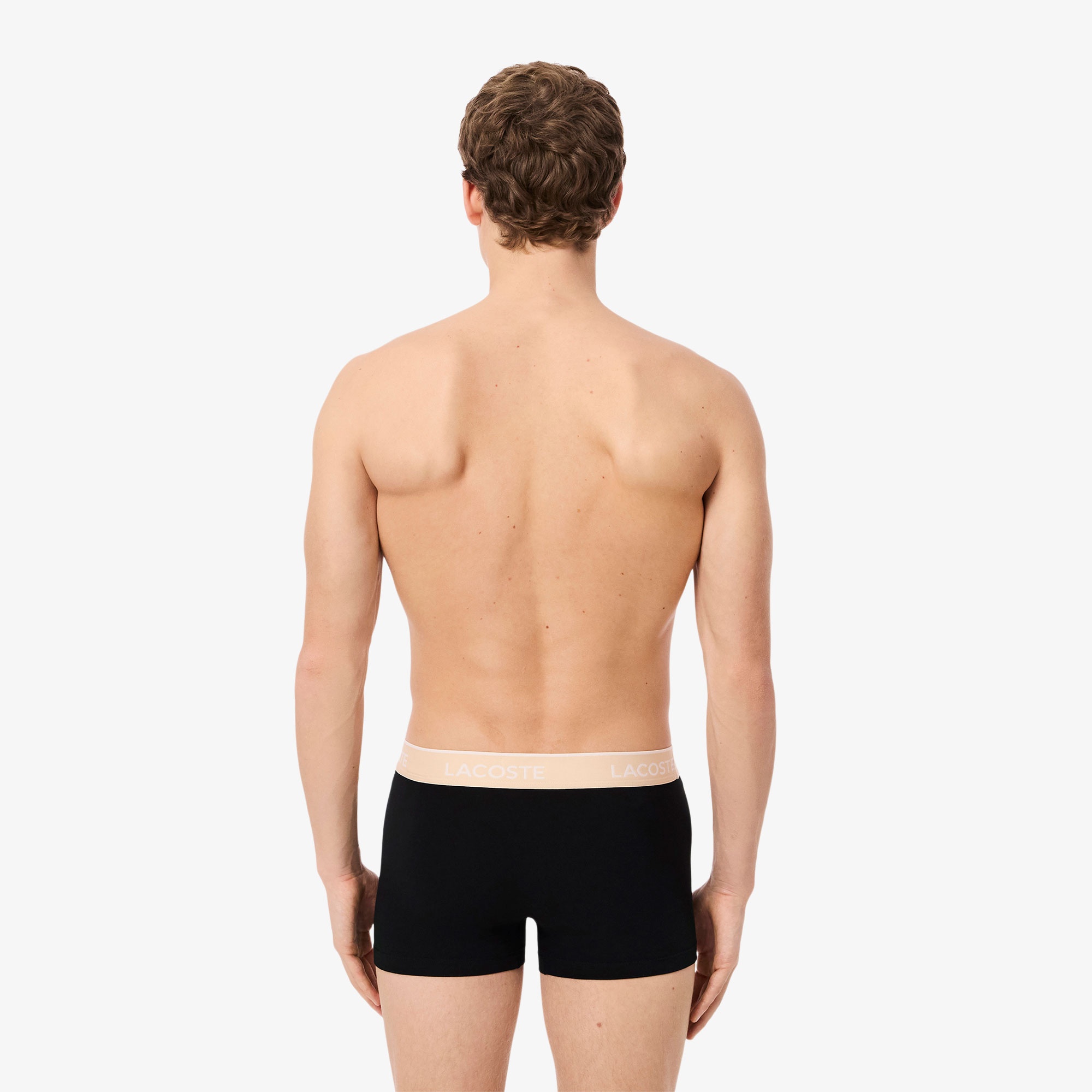 Lacoste Erkek 3'lü Siyah Boxer