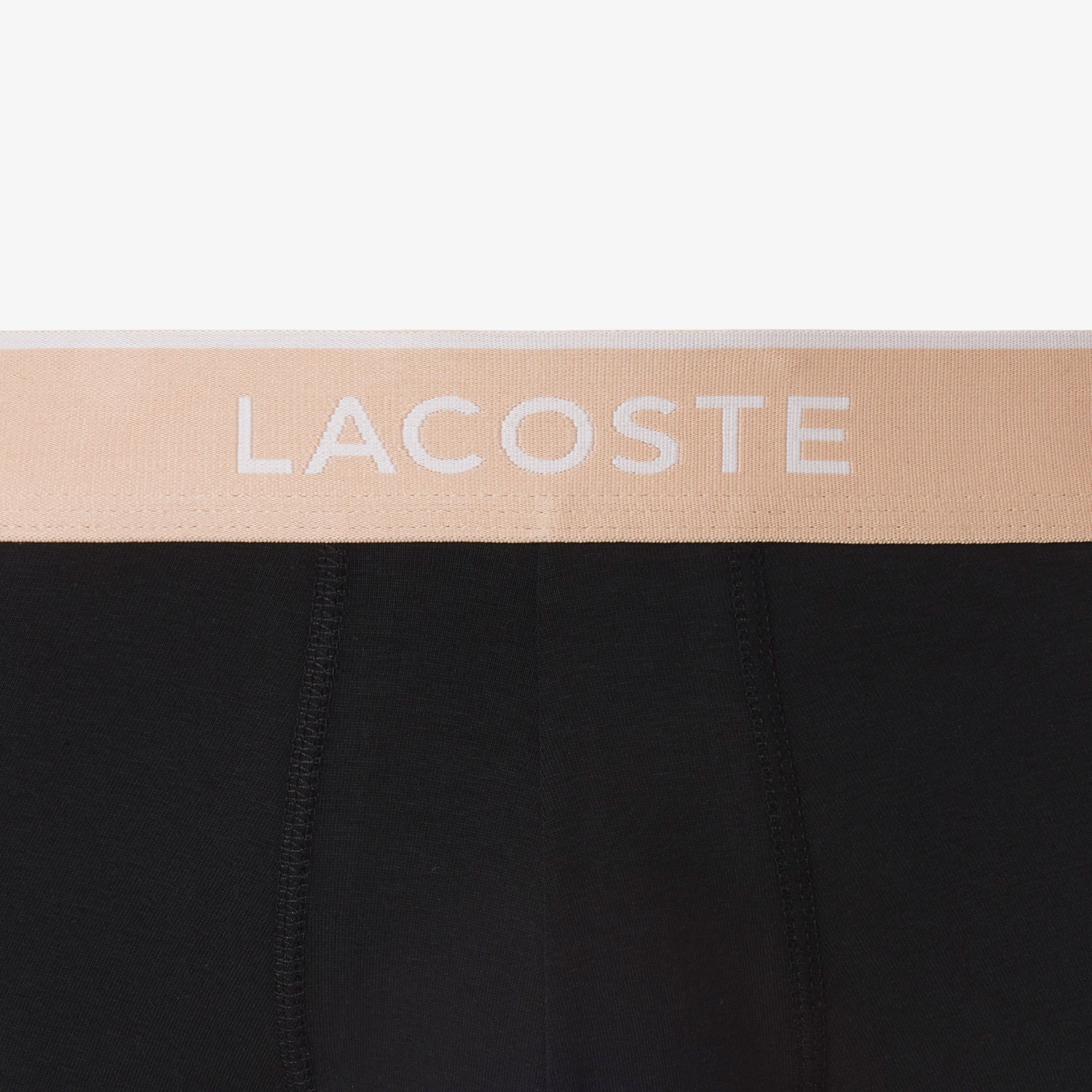 Lacoste Erkek 3'lü Siyah Boxer