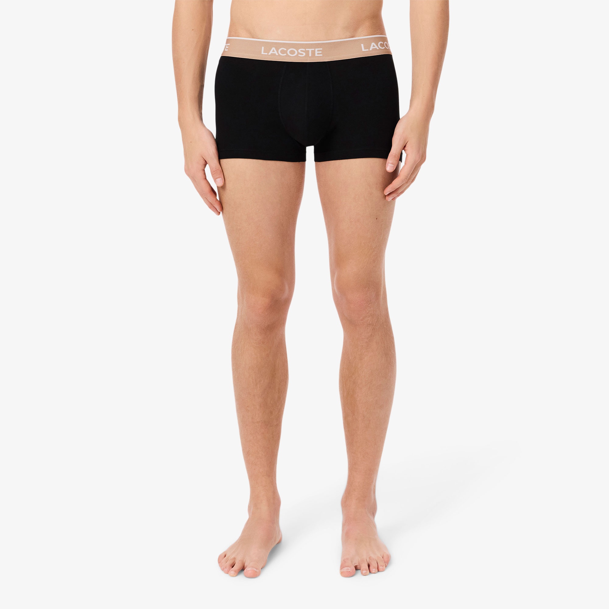 Lacoste Erkek 3'lü Siyah Boxer