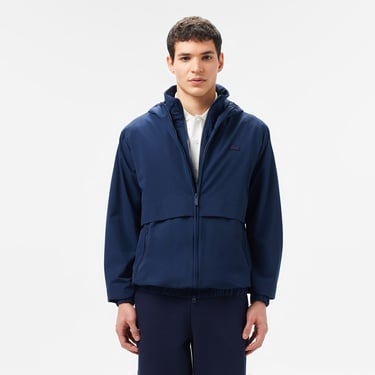  Erkek Kapüşonlu Lacivert Ceket