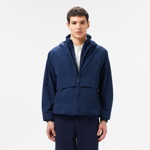 Erkek Kapüşonlu Lacivert Ceket
