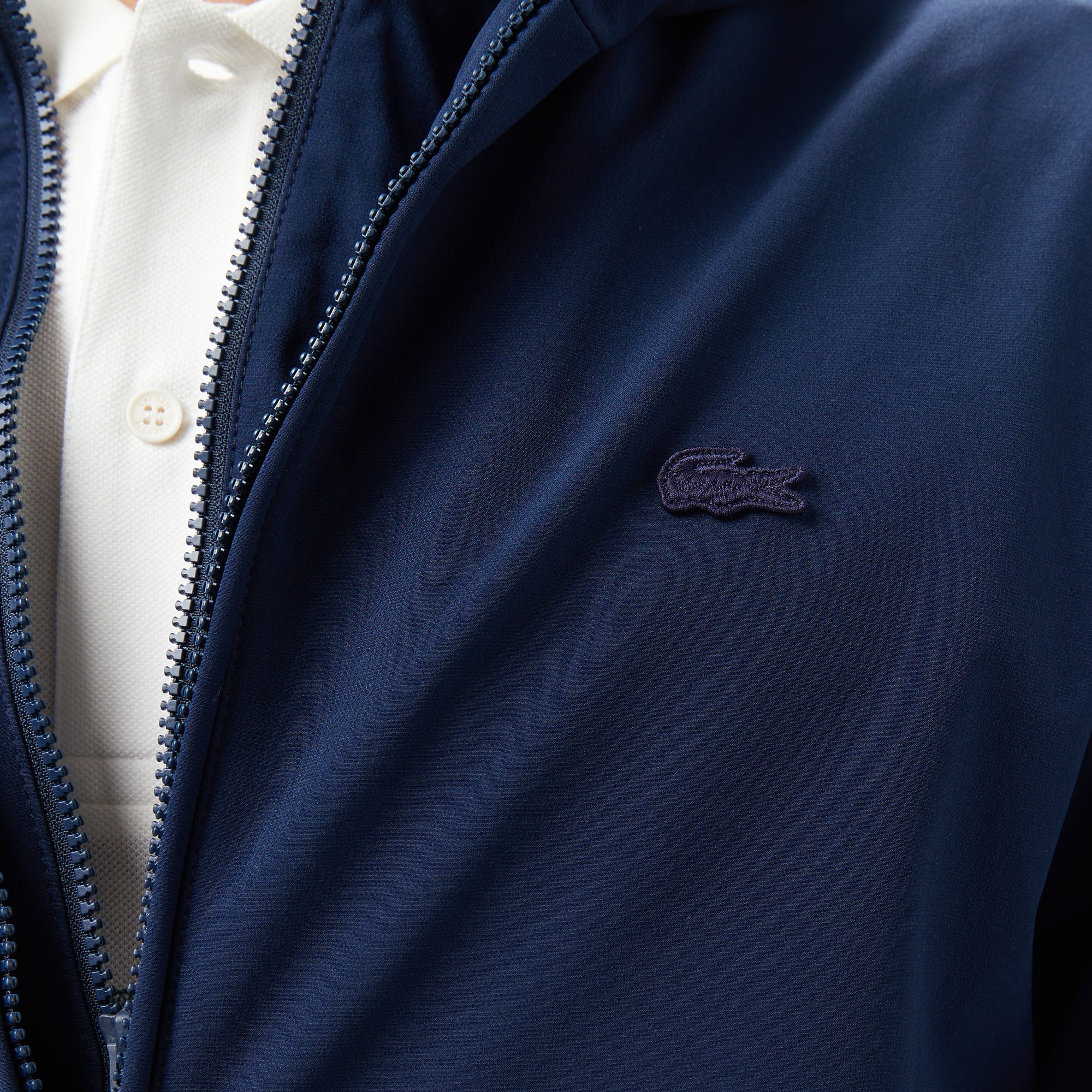 Erkek Kapüşonlu Lacivert Ceket