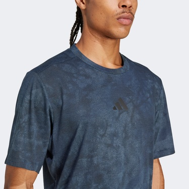  adidas Power Graphic Erkek Mavi Antrenman T-Shirt