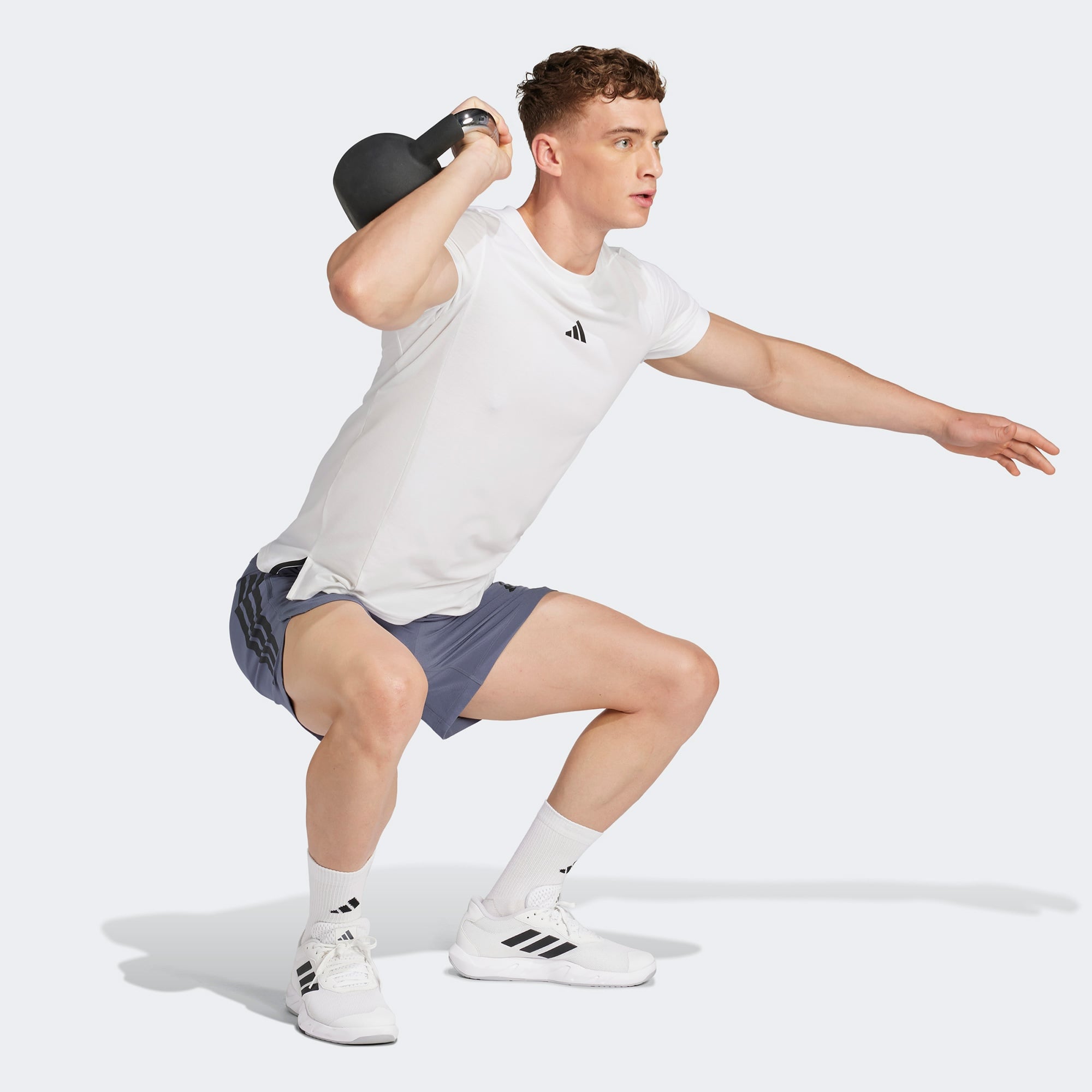 adidas Power 3 Stripes Erkek Siyah Antrenman Şort