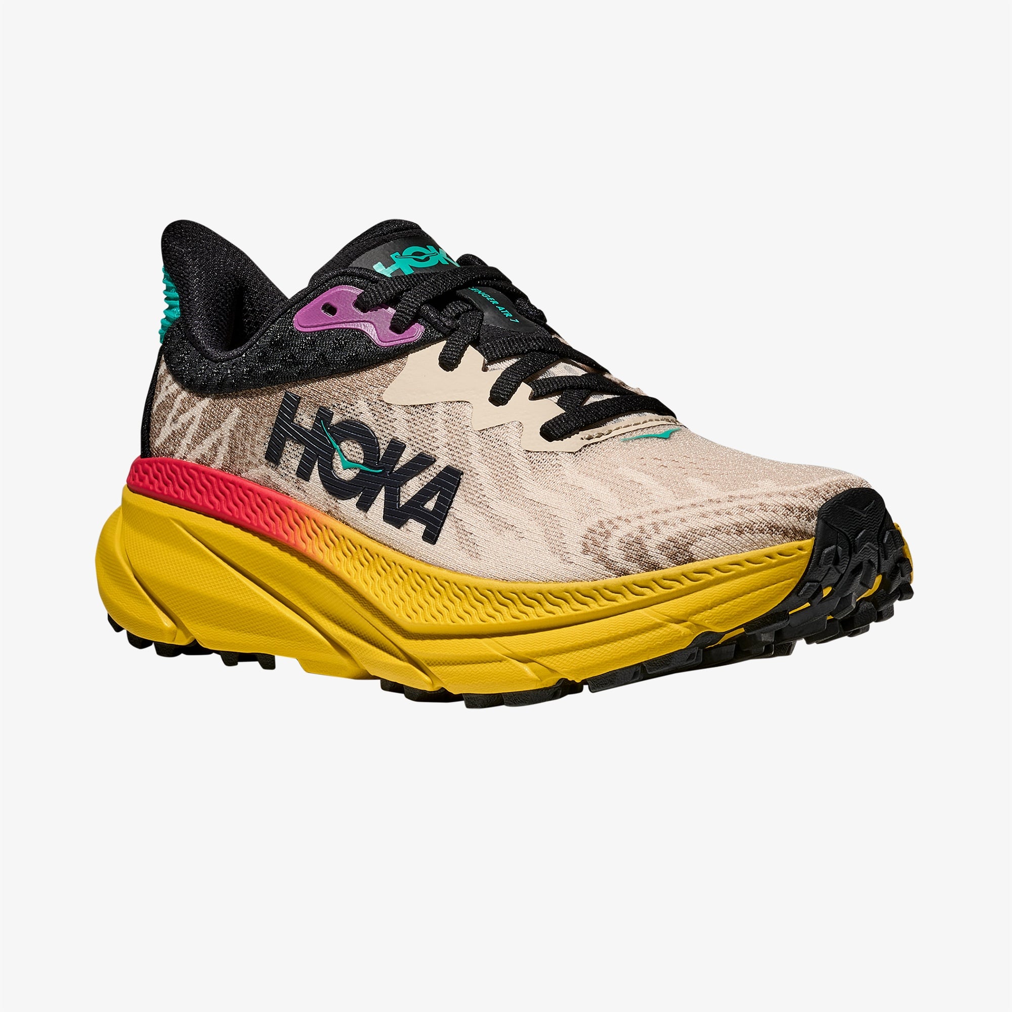 Hoka Challenger ATR 7 Kadın Krem Arazi Koşu Ayakkabısı