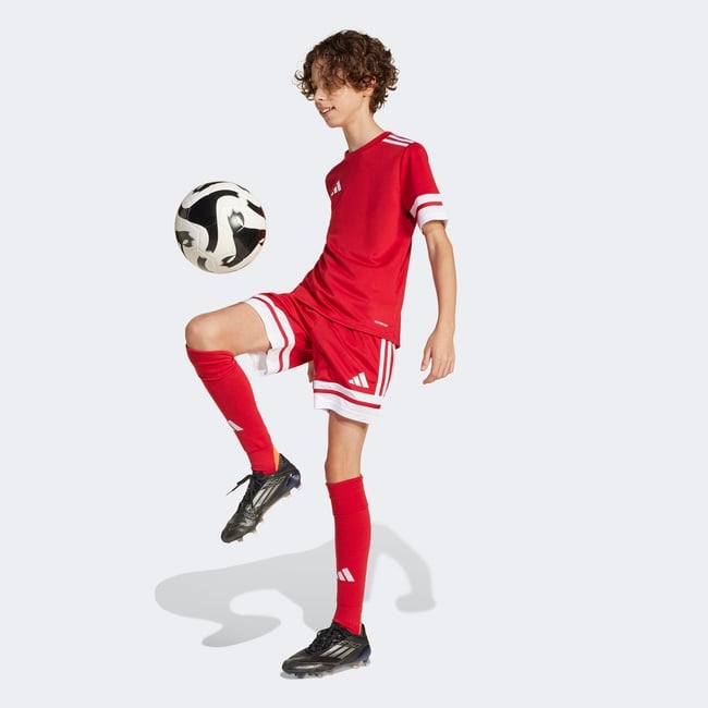  adidas Squadra 25 Çocuk Kırmızı Futbol Şortu
