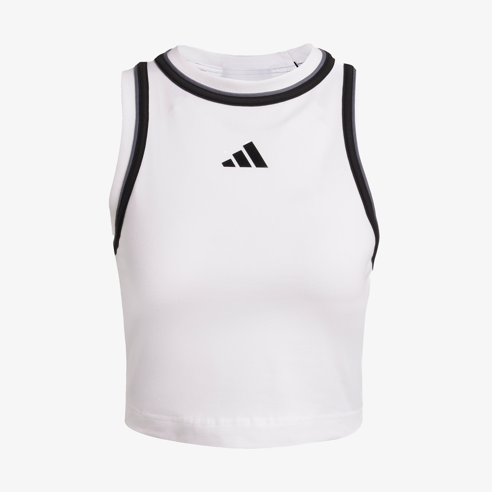 adidas Essentials Color Pop Cotton Crop Kadın Beyaz Atlet
