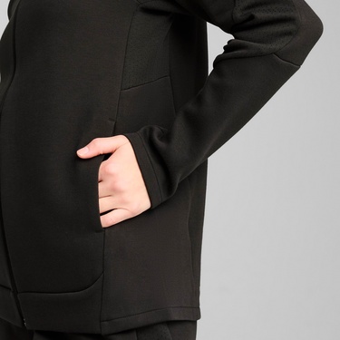  Puma Evostripe Full-Zip Kadın Siyah Eşofman Üstü