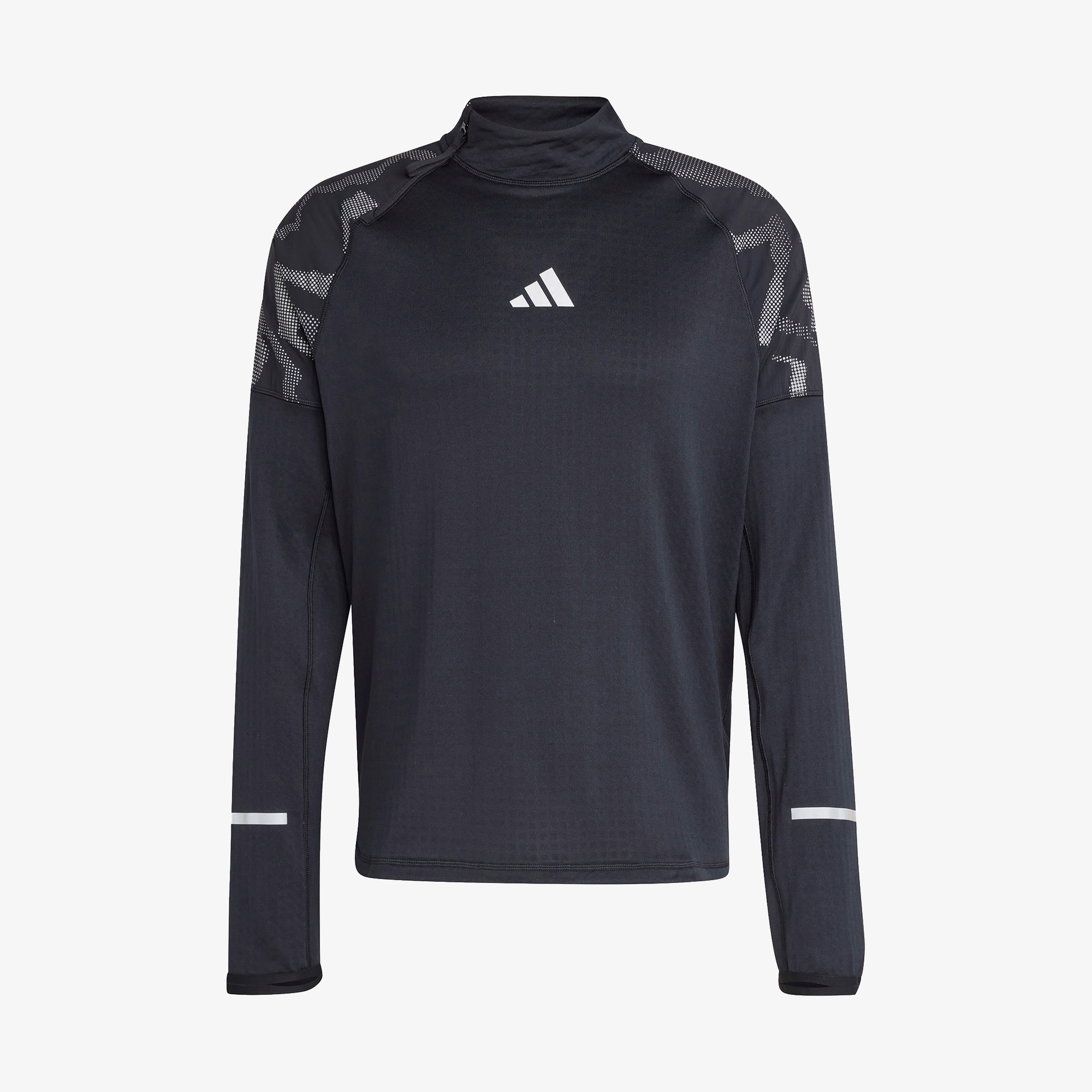 adidas Ultimate Hi Vis Reflective Yarım Boy Erkek Siyah Eşofman Üstü