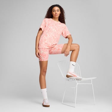  Puma Nature 2 0 Relaxed Aop Kadın Krem T-Shirt