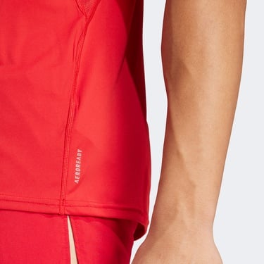  adidas Adizero Essentials Erkek Kırmızı Koşu T-Shirt