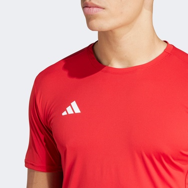  adidas Adizero Essentials Erkek Kırmızı Koşu T-Shirt