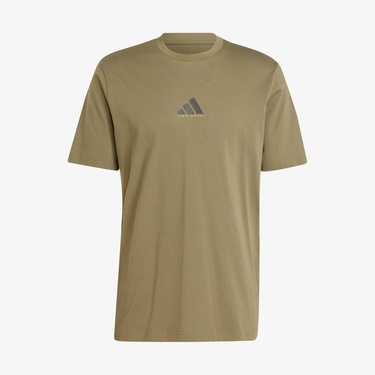  adidas Codes Photoreal Graphic Erkek Yeşil T-Shirt