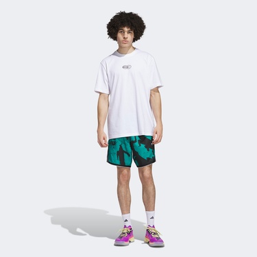  adidas Sum Novelty T 2 Erkek Beyaz Basketbol T-Shirt