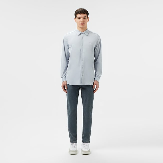  Lacoste Erkek Slim Fit Lacivert Jean Pantolon