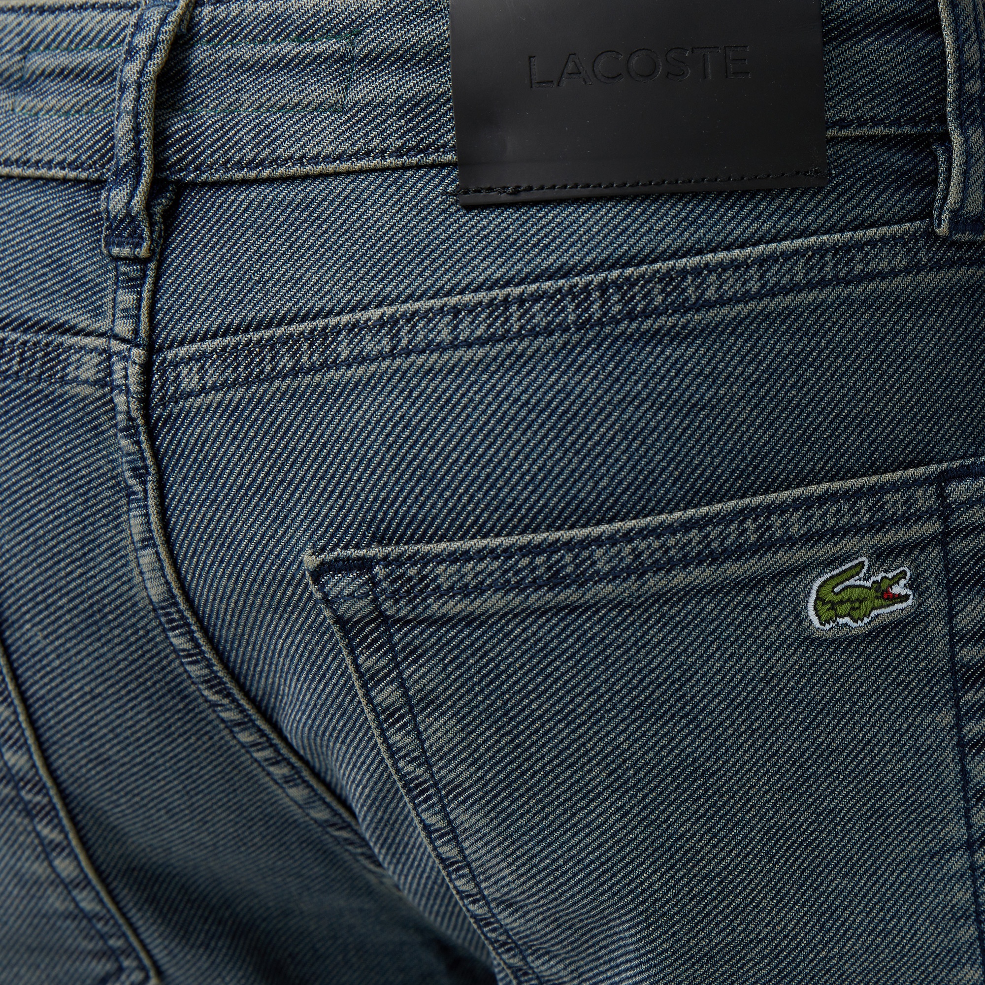 Lacoste Erkek Slim Fit Lacivert Jean Pantolon