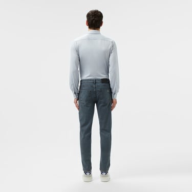 Lacoste Erkek Slim Fit Lacivert Jean Pantolon