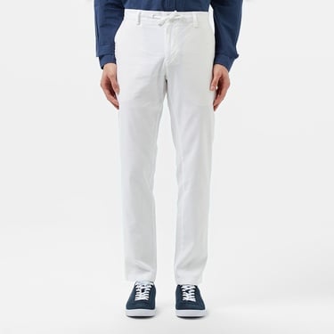  Lacoste Erkek Slim Fit Beyaz Pantolon