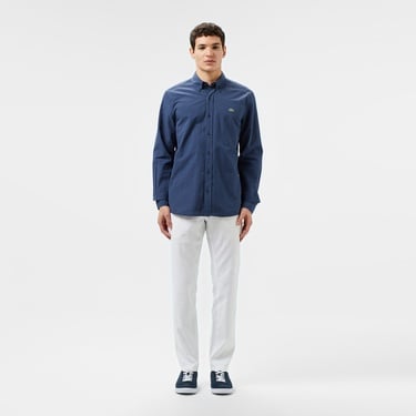  Lacoste Erkek Slim Fit Beyaz Pantolon