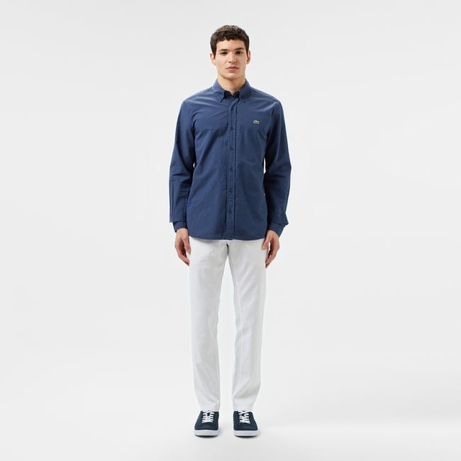  Lacoste Erkek Slim Fit Beyaz Pantolon