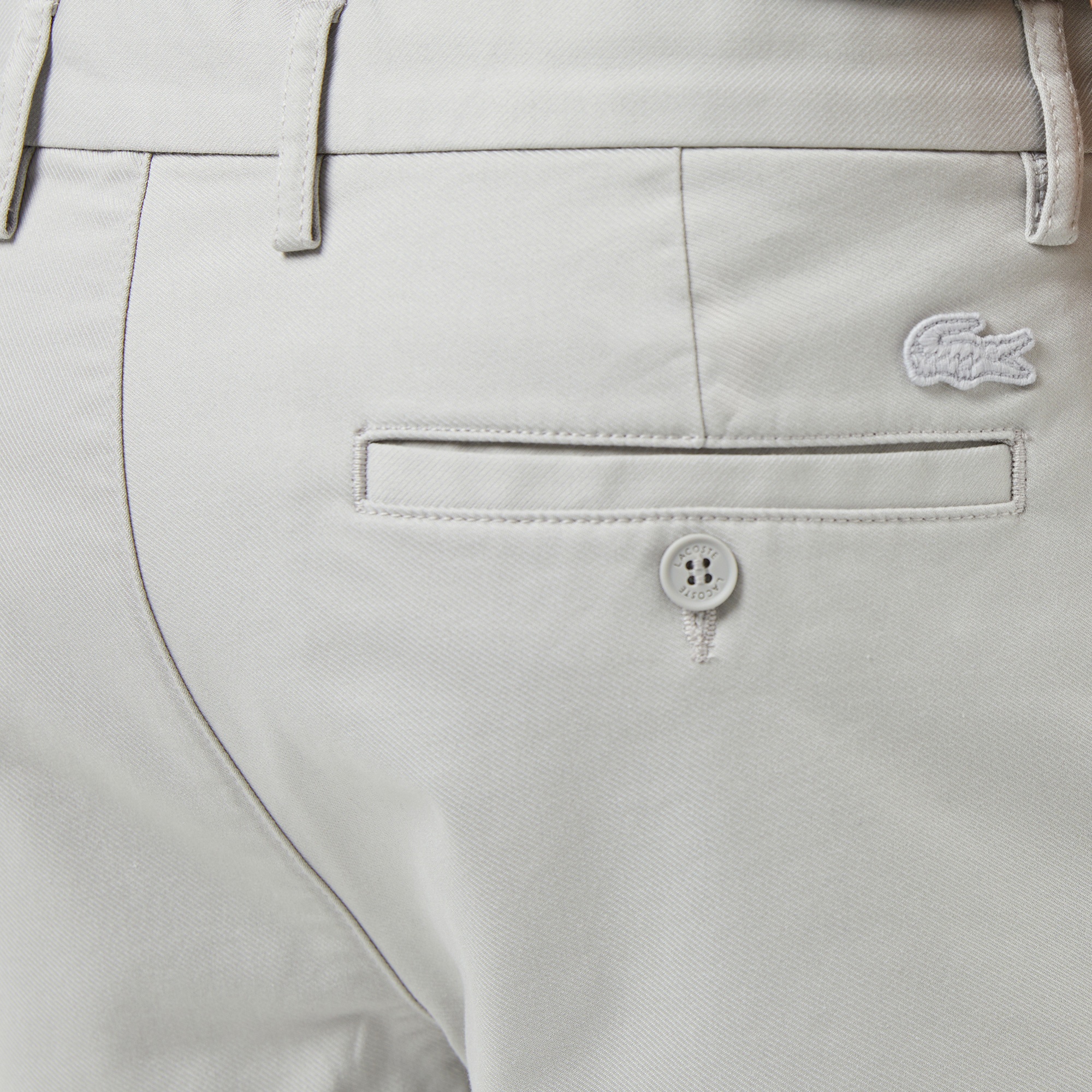 Lacoste Erkek Slim Fit Gri Bermuda Şort