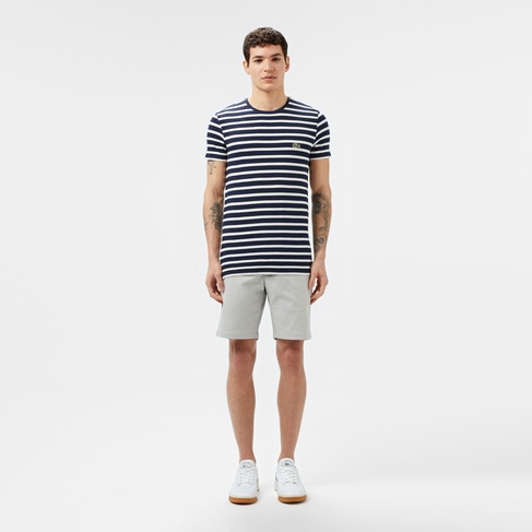  Erkek Slim Fit Gri Bermuda Şort