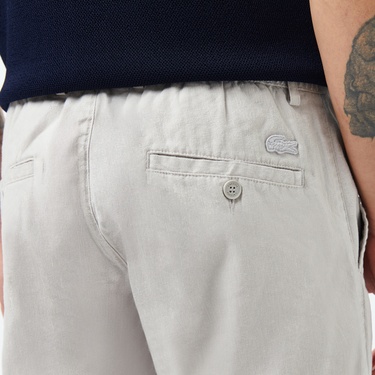  Lacoste Erkek Slim Fit Gri Pantolon