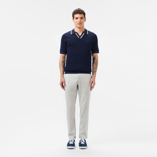  Lacoste Erkek Slim Fit Gri Pantolon