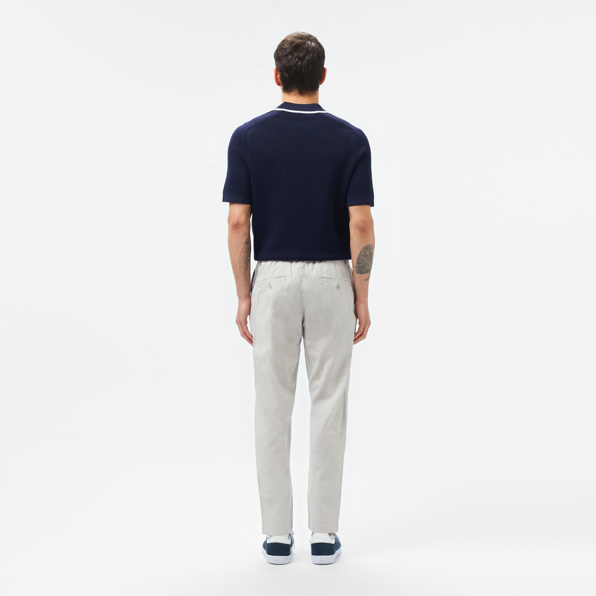 Lacoste Erkek Slim Fit Gri Pantolon