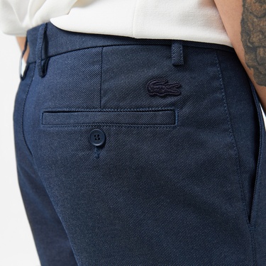  Erkek Slim Fit Lacivert Bermuda Şort