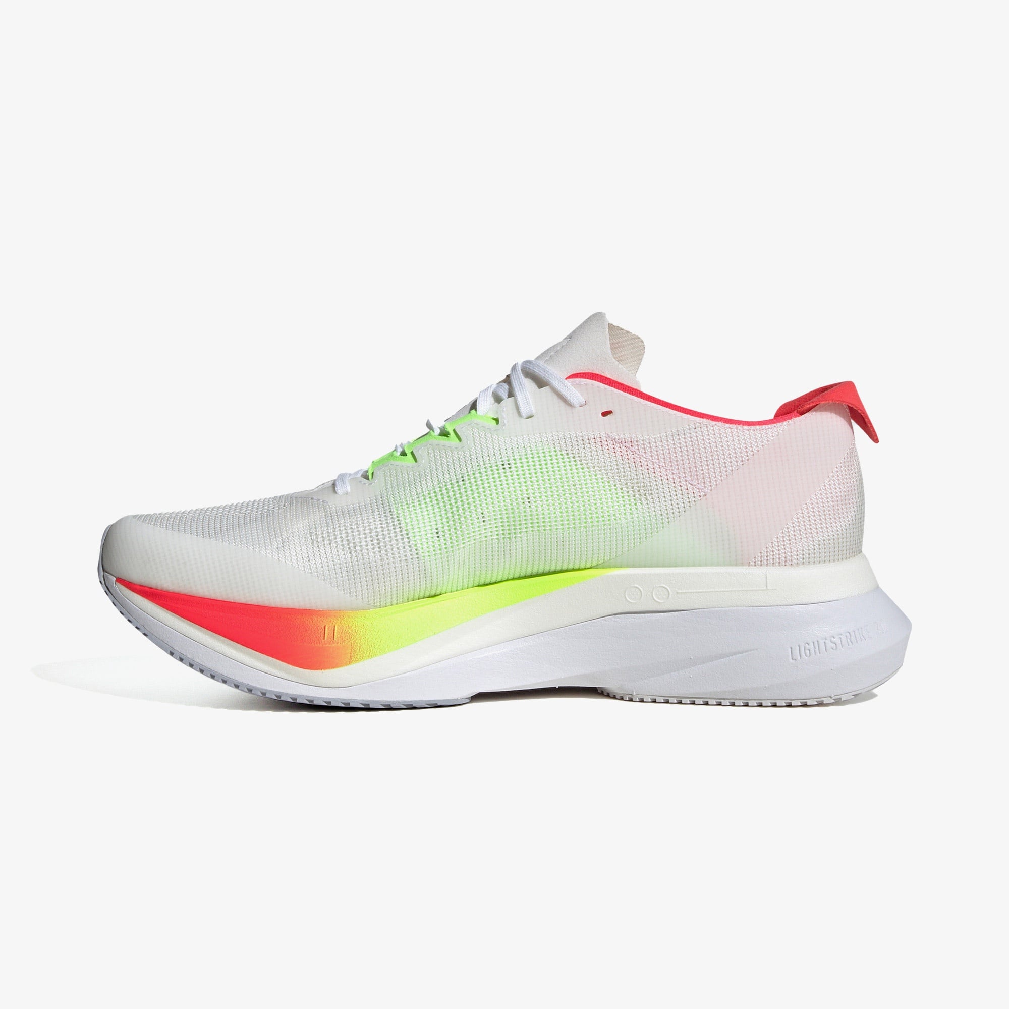 adidas Adizero Boston 12 Erkek Beyaz Koşu Ayakkabısı