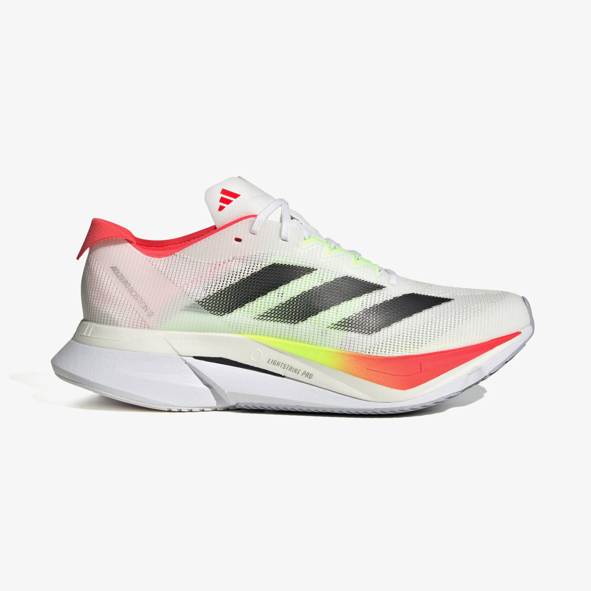  adidas Adizero Boston 12 Kadın Beyaz Koşu Ayakkabısı