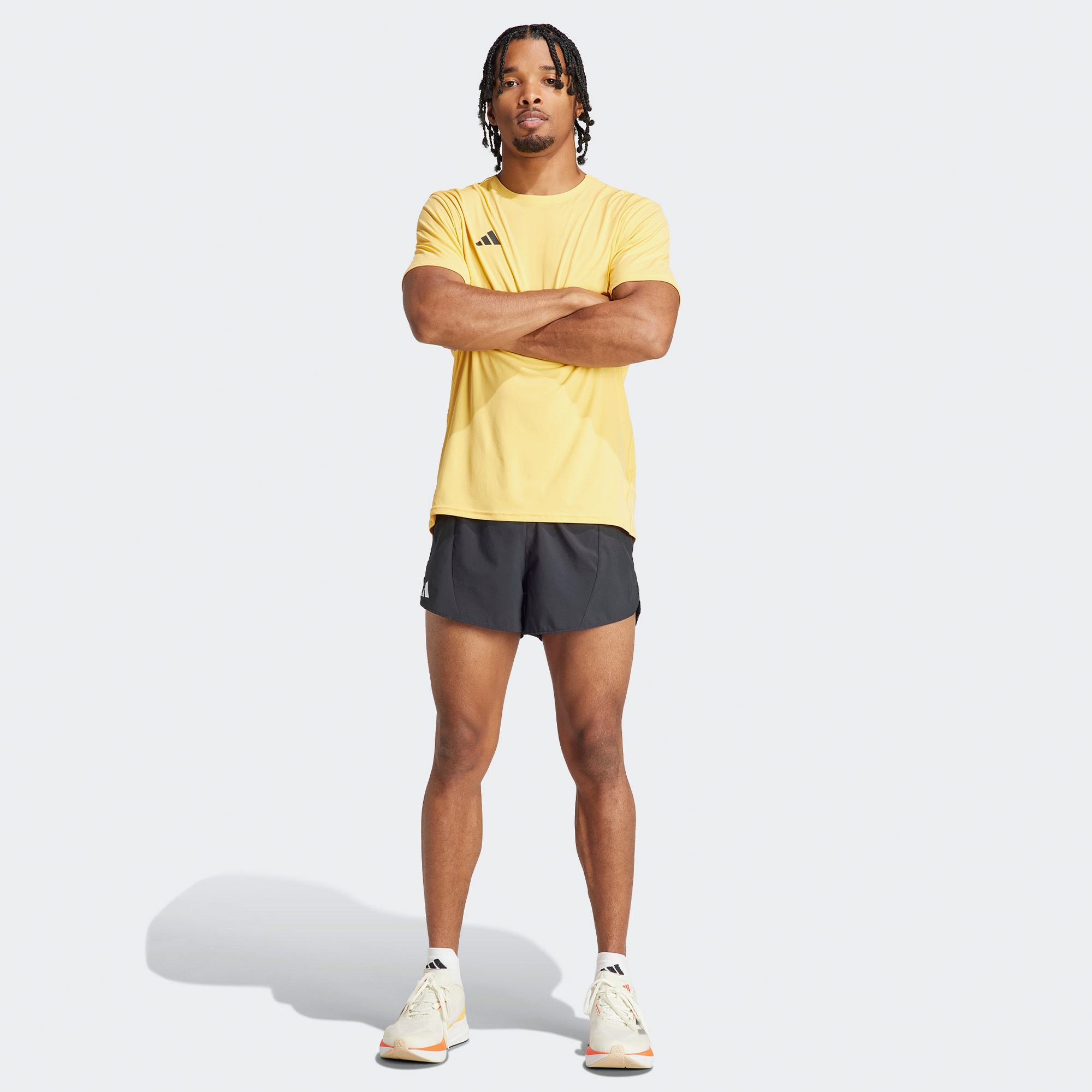 adidas Adizero Essentials Erkek Siyah Koşu Şortu