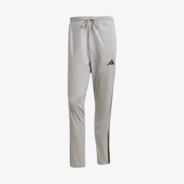  adidas Essentials 3 Stripes Single Erkek Gri Eşofman Altı