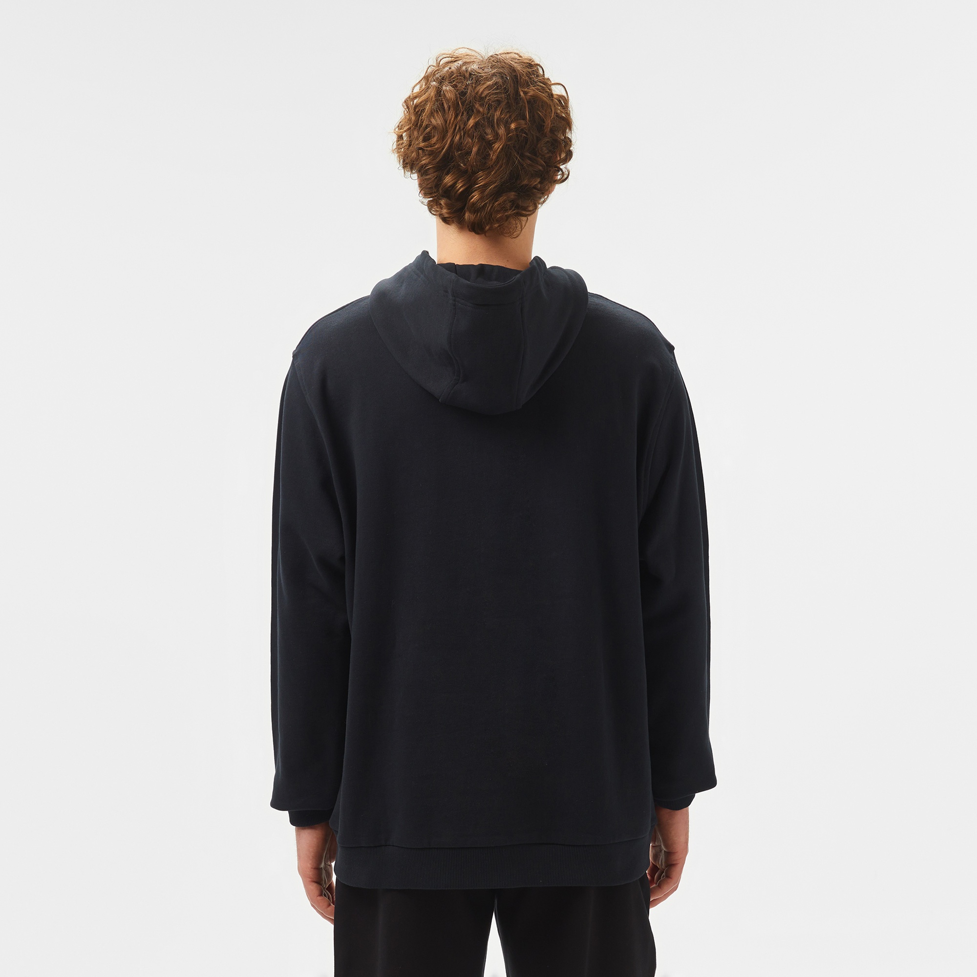 UNITED4 Classic Erkek Siyah Hoodie