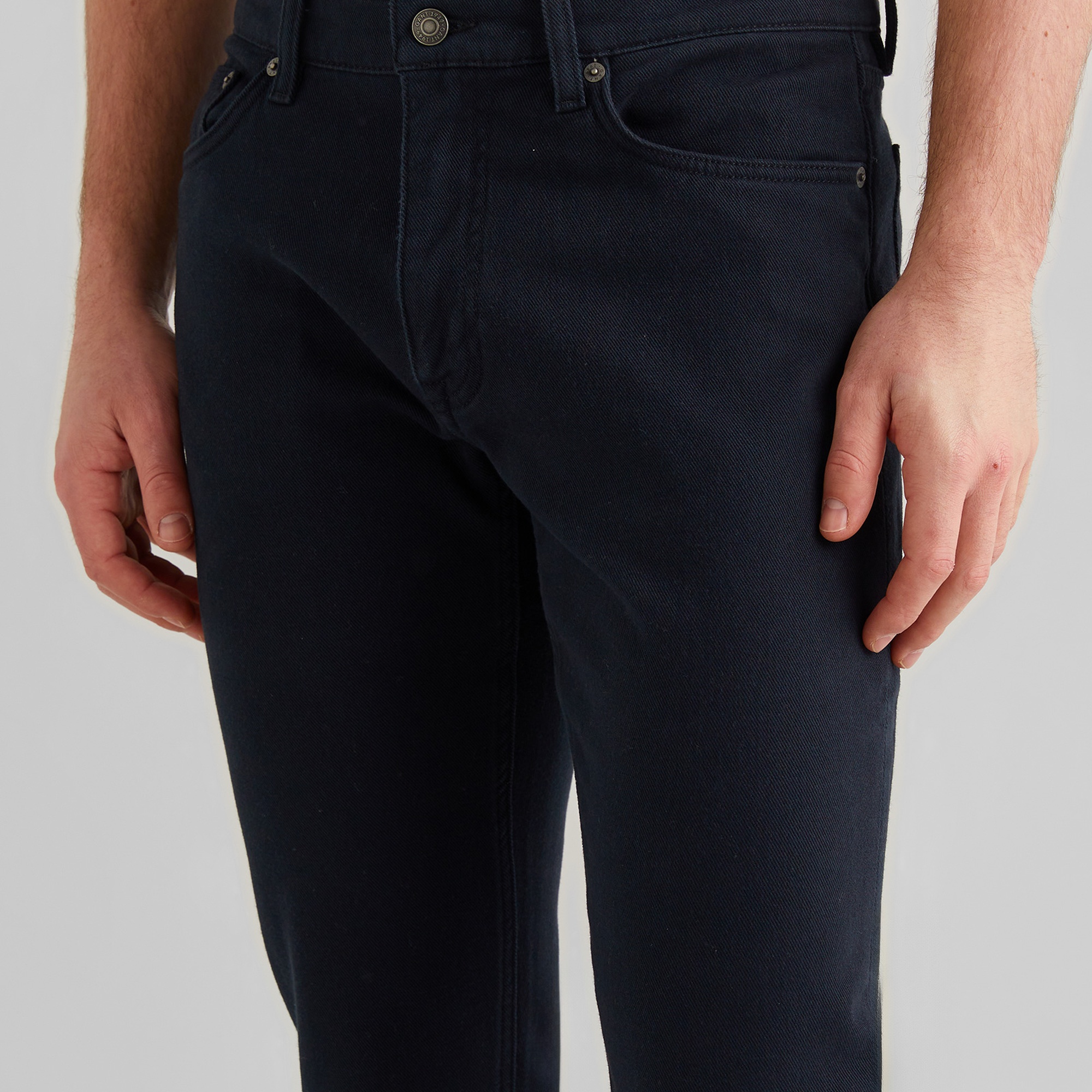 GANT Erkek Siyah Regular Fit Pantolon