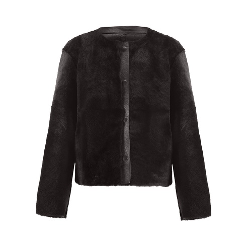  Soley Koyu Kahve Kadın Kürk Ceket