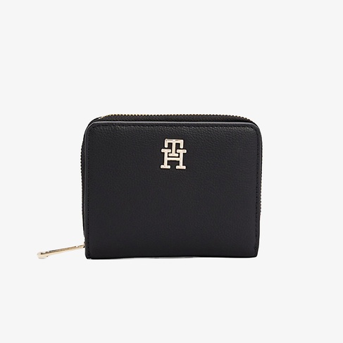  Tommy Hilfiger Logotape Med Kadın Siyah Cüzdan
