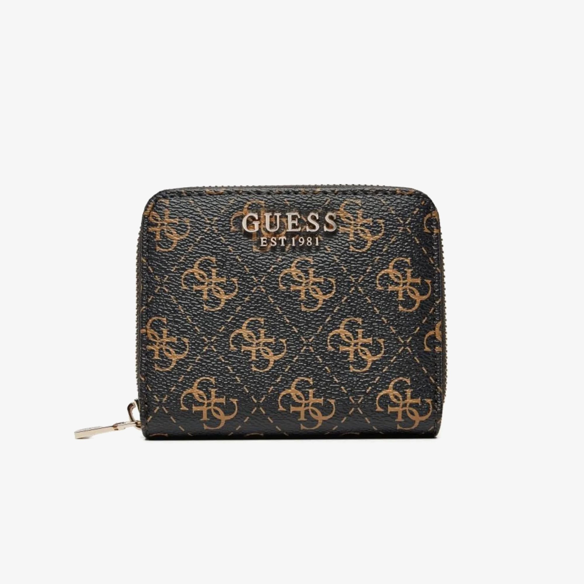 Guess Laurel Phone Cro Laurel Small Zip Around Kadın Kahverengi Cüzdan