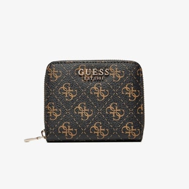  Guess Laurel Phone Cro Laurel Small Zip Around Kadın Kahverengi Cüzdan