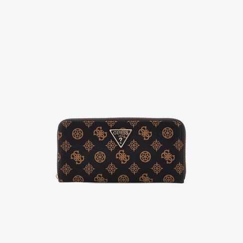  Guess Laurel Phone Cro Laurel Large Zip Around Kadın Kahverengi Cüzdan