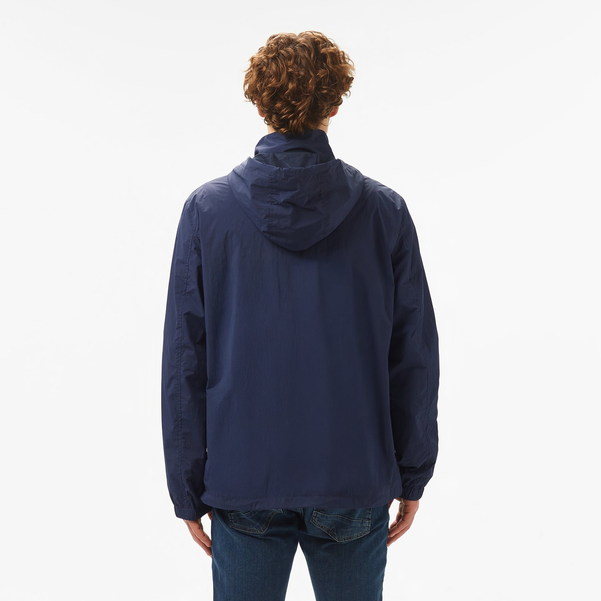 Nautica Erkek Lacivert Standart Fit Kapüşonlu Mont