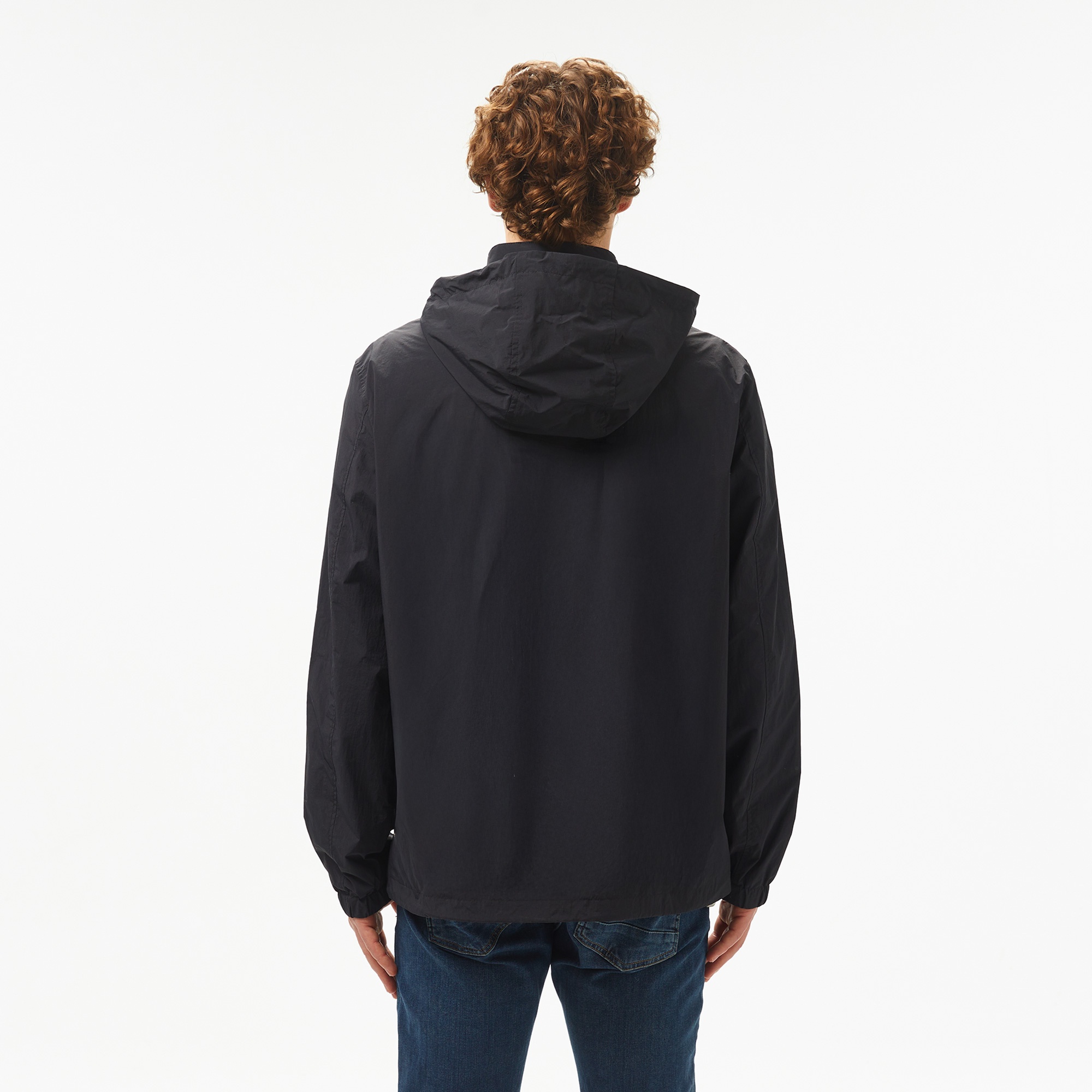 Nautica Erkek Siyah Standart Fit Kapüşonlu Mont