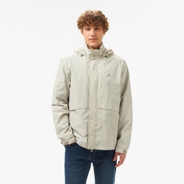  Nautica Erkek Gri Standart Fit Kapüşonlu Mont