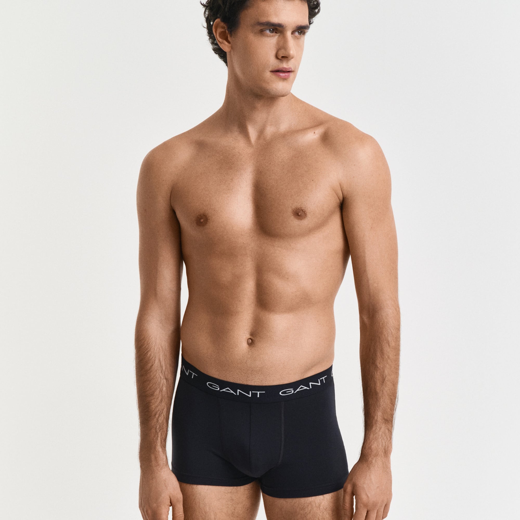 GANT Erkek Siyah Slim Fit Boxer